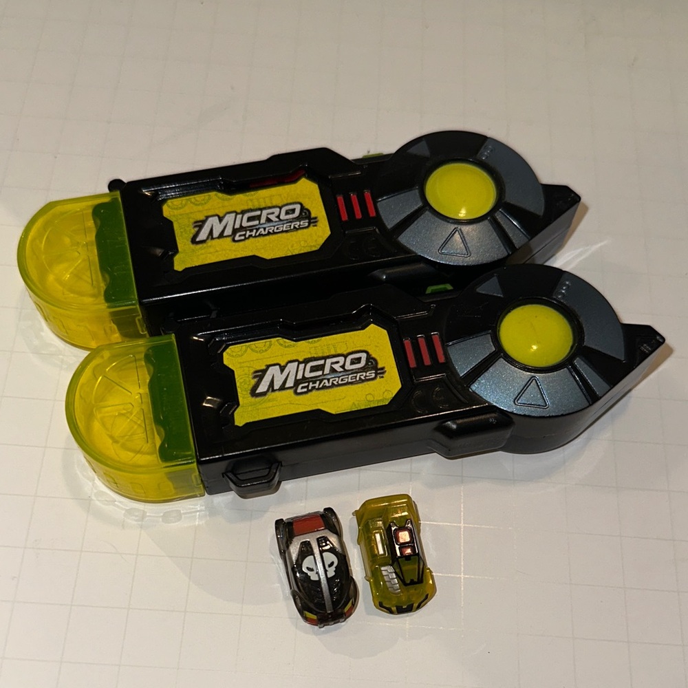 Two Micro Chargers cars and Launchers